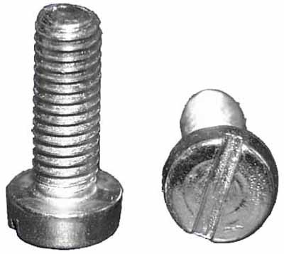 Schraube M2.5, L: 3mm, D: 4.5mm, Stahl verzinkt
