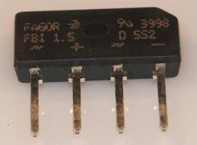 Brückengleichrichter 40 V 1.5 A SIL , Diotec