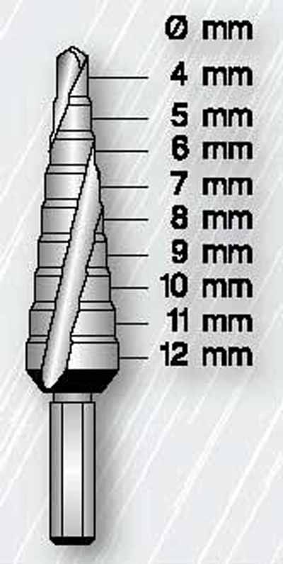 Stufenbohrer 4-12 mm