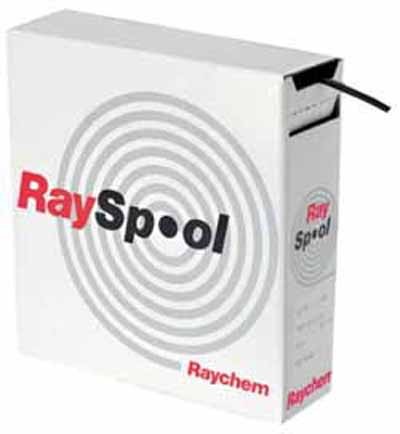 Schrumpfschlauch "Raychem" Typ RNF 3000, ⌀ vor Schrumpfung 9.0mm, ⌀ nach max. Schrumpf. 3.0mm, L 5.0m, rot