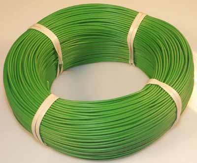 Schaltlitzen mit Kunststoffisolierung (PVC), Grün, 0.50mm², à 200m