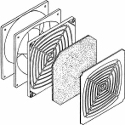 PVC-Schutzgitter / Filter,  79.76  x  79.76  x  6.34  x 71.42