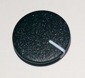 Abschlussdeckel zu Knopf ⌀16mm mit Markierung, schwarz 