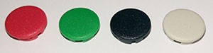 Abschlussdeckel zu Knopf ⌀9mm und ⌀10mm, grün