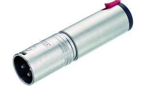 3-poliger XLR Kabelstecker - Stereo 6.35 mm Klinkenbuchse, XLR male / Klinkenbuchse Stereo
