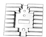 Kühlkörper aus Alu eloxiert, schwarz für TO 3-66-202-220, A 44