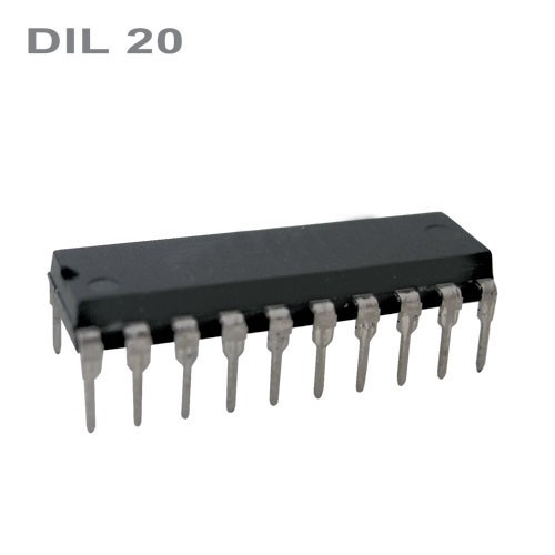 Standard Logik 74 LS-Reihe, Low-Power Schottky, 8-bit D-Auffangregister