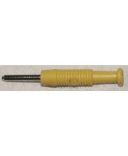 Stecker Grün, Ø 2mm, biegsame Hülse