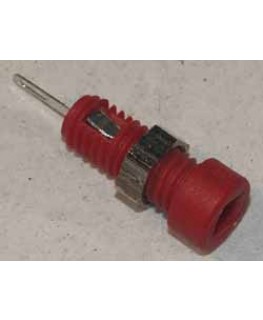 Buchse, ø2mm, Rot, vollisoliert