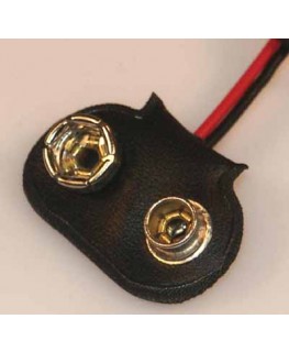 Batteriekontakt für 1 x 9V- Batterie, 5.5 mm