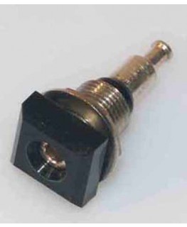 Buchse ø2mm, Blau, isoliert, quadratisch