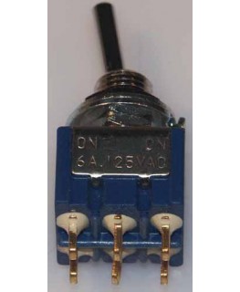 Kippschalter, 3A / 250V /  2-polig, Impuls.
