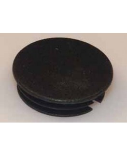 Abschlussdeckel zu Knopf ⌀21mm, schwarz matt
