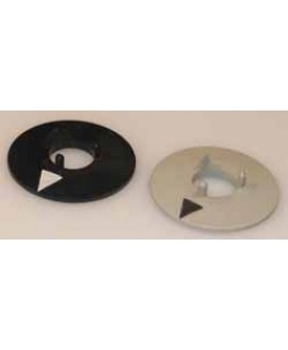 Pfeilscheibe zu Knopf ⌀10mm, grau glanz