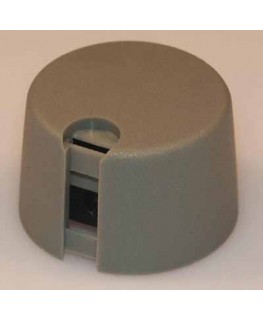 Knöpfe , d: 24mm, d: 6mm, h: 16mm, grau