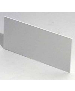Frontplatte Alu eloxiert 124.2 x 79.6 x 1.5 mm zu Gehäuse 9500.152A / 9500.165A