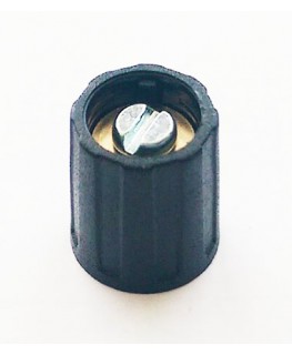 Drehknopf ⌀10mm, schwarz ohne Markierung