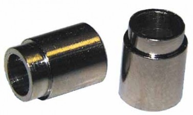 Einnietmutter-Distanzmutter M4x19, Messing vernickelt, Ø: 8 mm