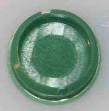 Abschlussdeckel zu Knopf ⌀14.5mm, grün