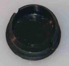 Abschlussdeckel zu Knopf ⌀14.5mm, schwarz