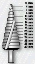 Stufenbohrer 4-30 mm