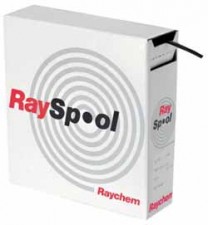 Schrumpfschlauch "Raychem" Typ RNF 3000, ⌀ vor Schrumpfung 3.0mm, ⌀ nach max. Schrumpf. 1.0mm, L 9.0m, schwarz