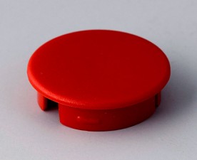 Abschlussdeckel zu Knopf ⌀20mm, rot