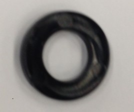Sicherungsring 6.4x12x1.6 mm, Polyethylen, schwarz