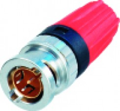 Kabelstecker BNC 75Ω Rear Twist, Draka 0.8/3.7 AF