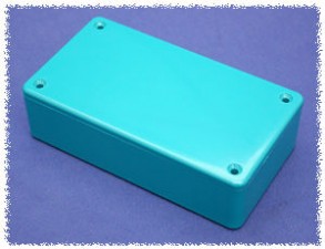 Kunststoffgehäuse blau, 110 x 82 x 40 mm