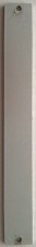 Blindfrontplatten Alu eloxiert, TE42; 15.6 x 128.4 mm