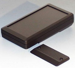 Datec-Mobil-Box S mit geschlossenem Bedienfeld 152 x 83 x 33.5 mm, schwarz