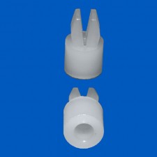 Spreizmutter - runder Kopf / für 4-kant Loch: 4,3 x 4,3 mm