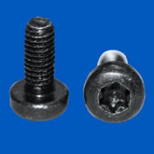 Spiralform-Schraube M4, L: 10mm, D: 8mm