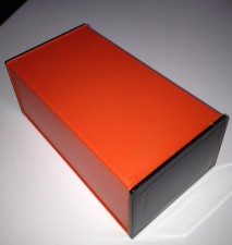 Kunststoffgehäuse, WALL3, Orange, 154.5 x 85 x 59 mm